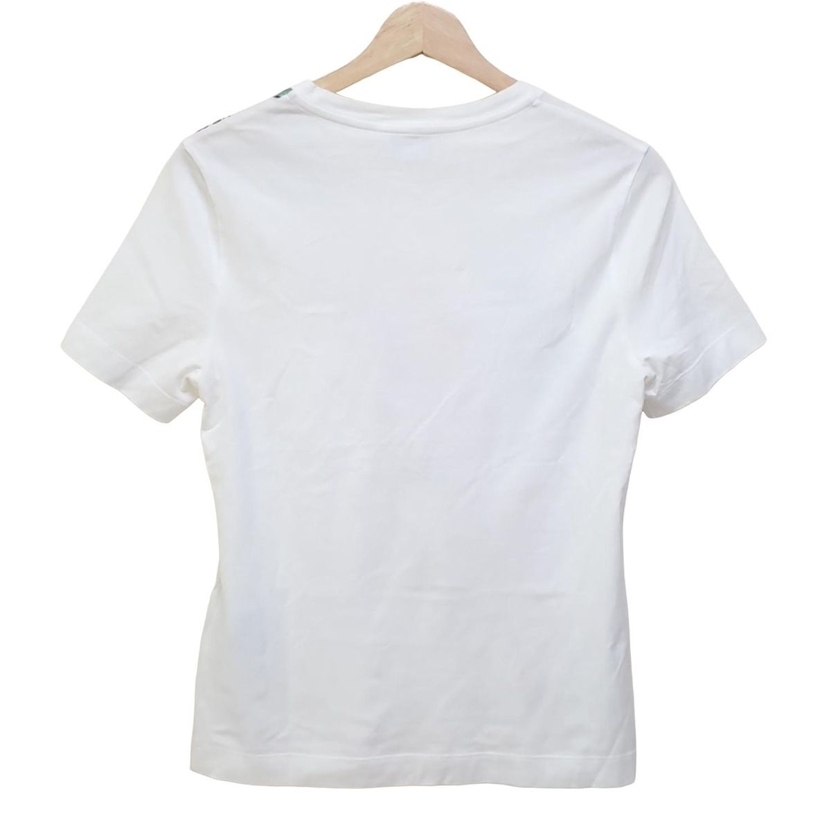 FERRAGAMO SalvatoreFerragamo サルバトーレフェラガモ 半袖Tシャツ サイズS レディース - 白×ピンク×マルチ クルーネック