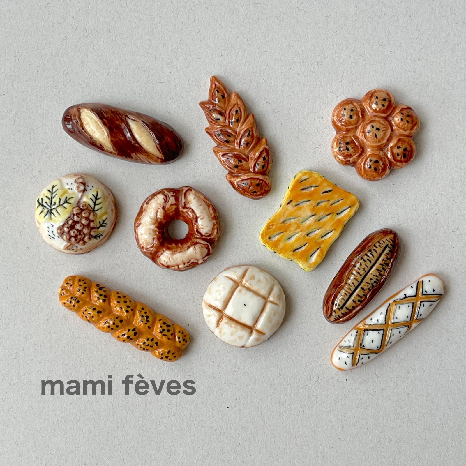 レモンのデザート フェーブ フェーヴ フランス 陶器 ミニチュア 置物