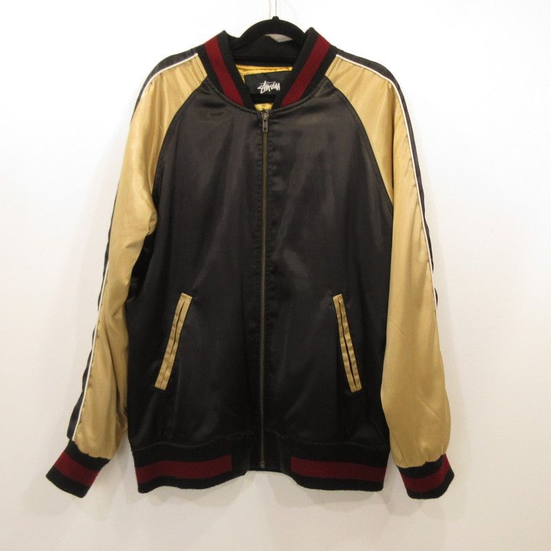 姫路東店 STUSSY ステューシー スーベニアジャケット Souvenir Tour Jacket 115273 35周年記念 ブラック サイズ M 95