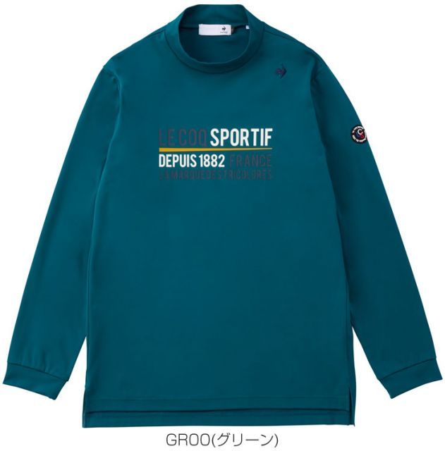 ルコックスポルティフ ゴルフ le golf sportif coq コーデュラ 9分丈 ジョガー ルコックスポルティフ(lecoqsportif)(メンズ)スニーカー スポーツ ストレッチフォーサーモックネック長袖シャツ ストレッチ | 種類11:GY00(グレー)⁄L 地柄半袖ポロシャツ