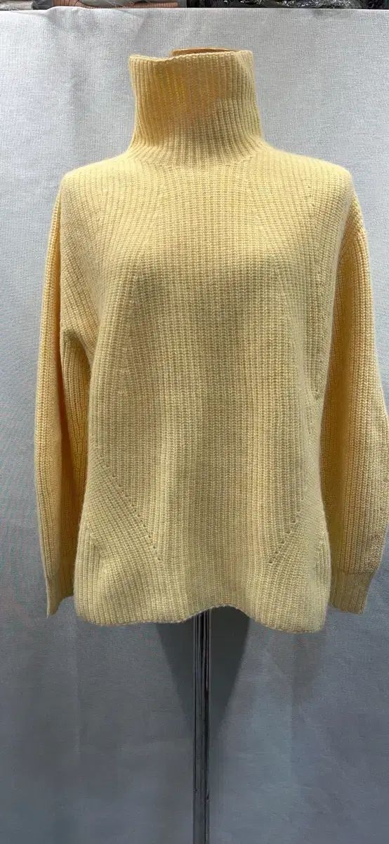 級 2020年 MINE カシミア 黄色 タートルネック ニット 90