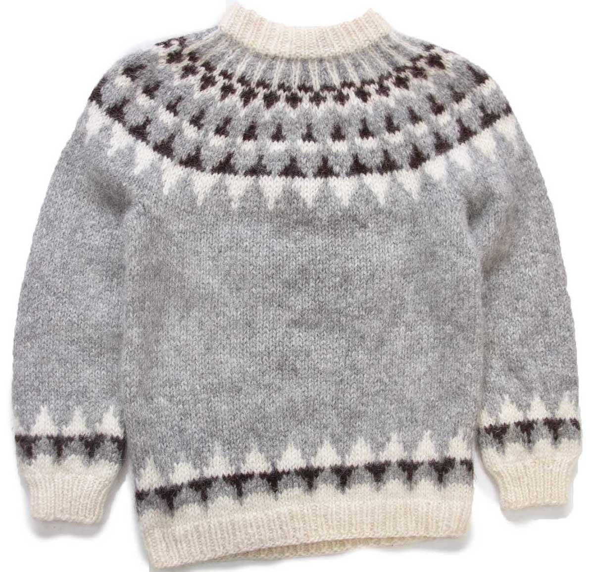 美品　アイスランド製　ノルディック柄　ハンドニット　コンチョボタン 美品 アイスランド製 ノルディック柄 ハンドニット コンチョボタン