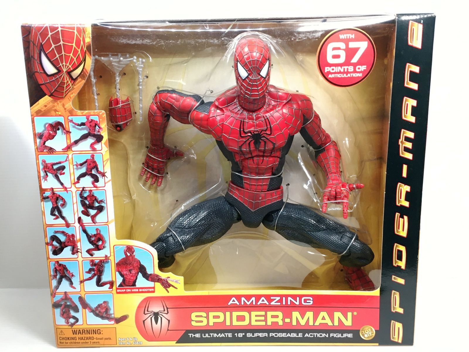 未開封 トイビズ アメイジング スパイダーマン 18インチアクションフィギュア 未開封】トイビズ アメイジング・スパイダーマン 18インチ フィギュア
