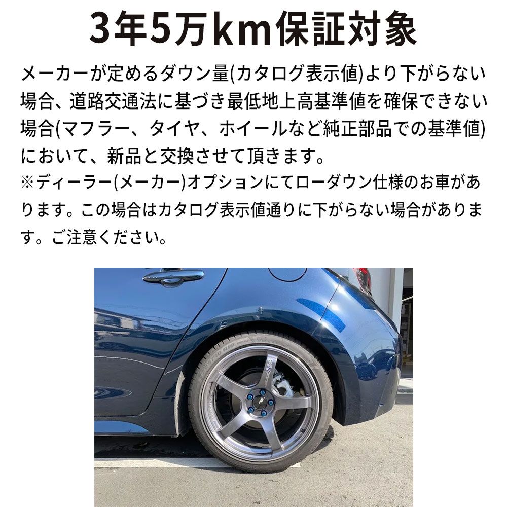 RG(レーシングギア) ワゴンR mh34s ダウンサス 1台セット 楽天市場