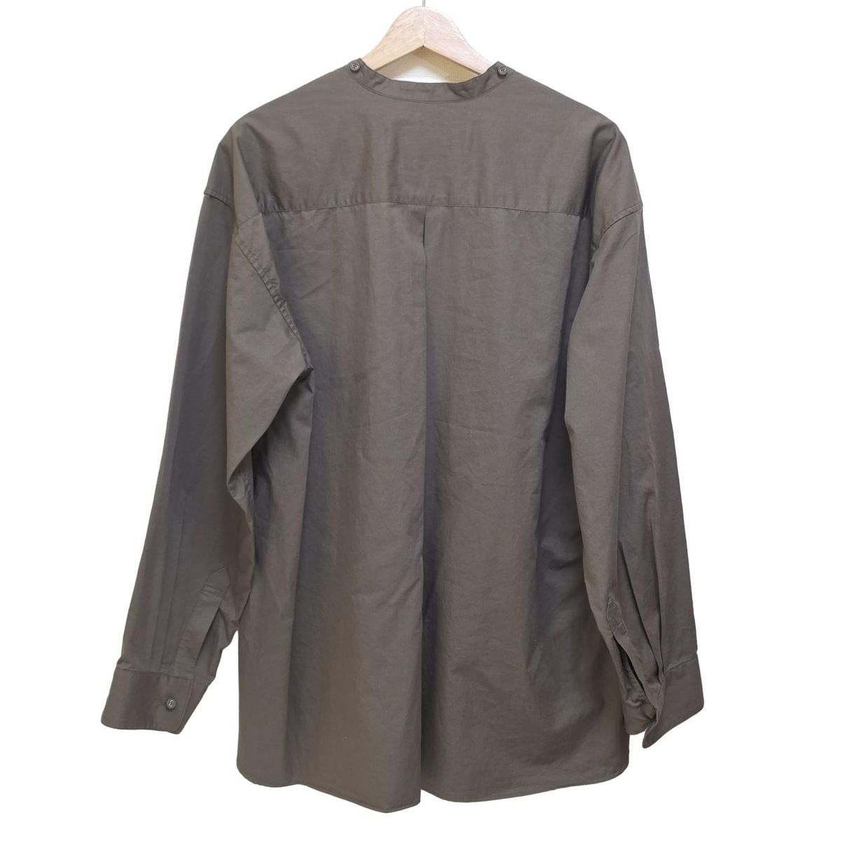 POLYPLOID ポリプロイド 長袖シャツブラウス サイズ2 M レディース ライトブラウン