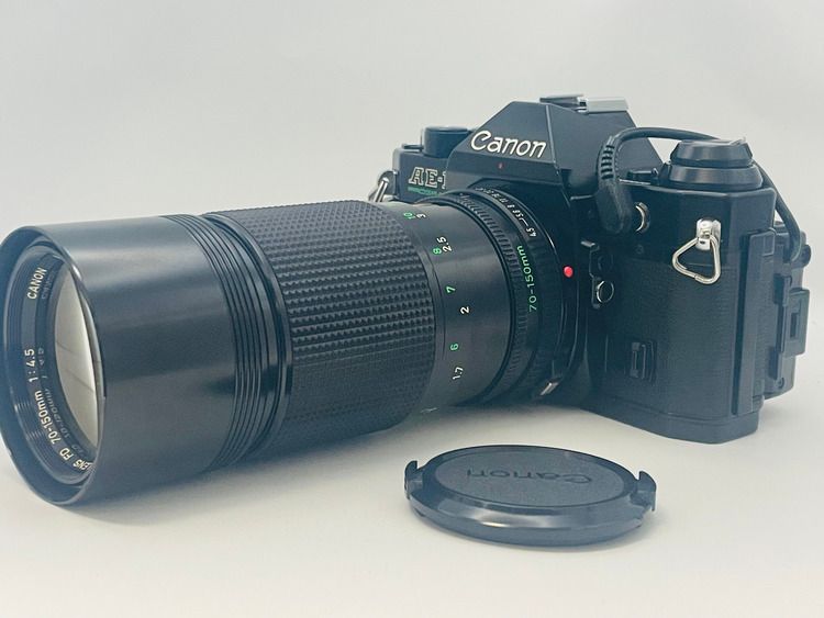 canon キヤノン AE-1 program new fd 70-150mm f4.5 DATE BACK A フィルムカメラ 動作 済み
