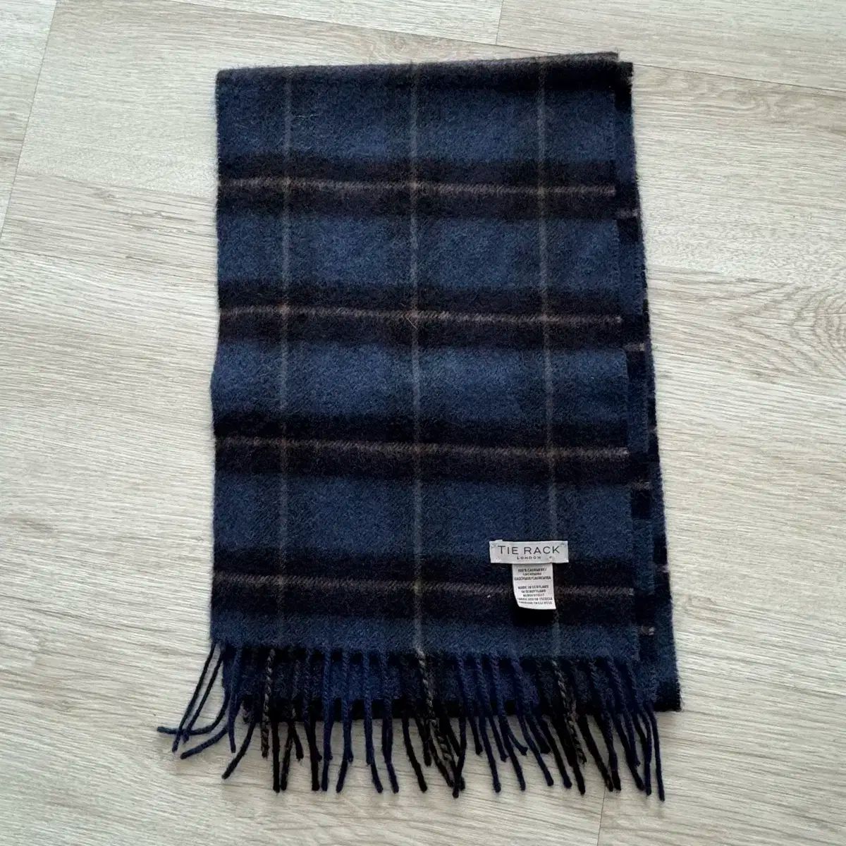 TIE RACK カシミア マフラー スコットランド