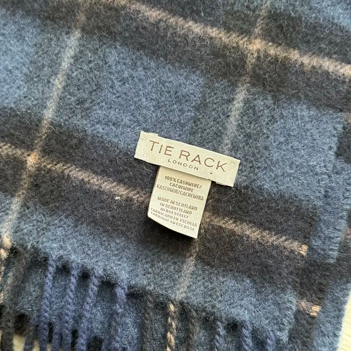 TIE RACK カシミア マフラー スコットランド