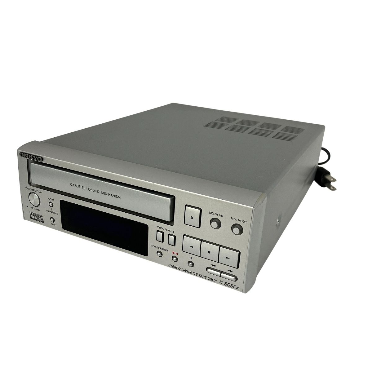 ONKYO K-505FX カセットデッキ オートリバース ドルビーNR搭載 オンキヨー 高音質 ミニコンポ S10614073