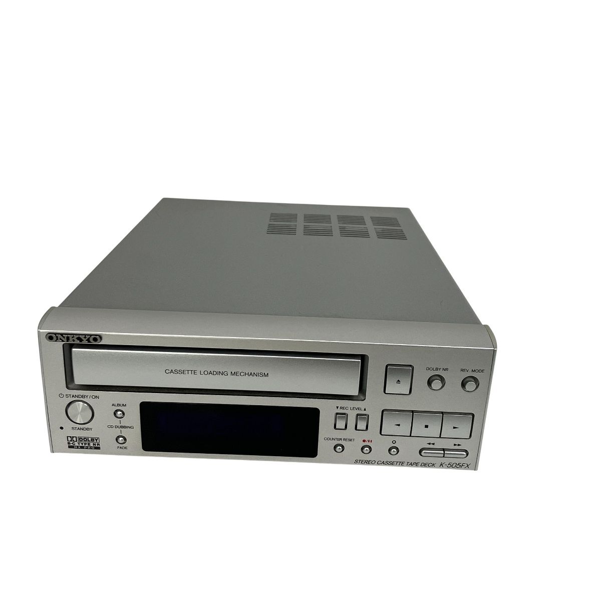 ONKYO K-505FX カセットデッキ オートリバース ドルビーNR搭載 オンキヨー 高音質 ミニコンポ S10614073