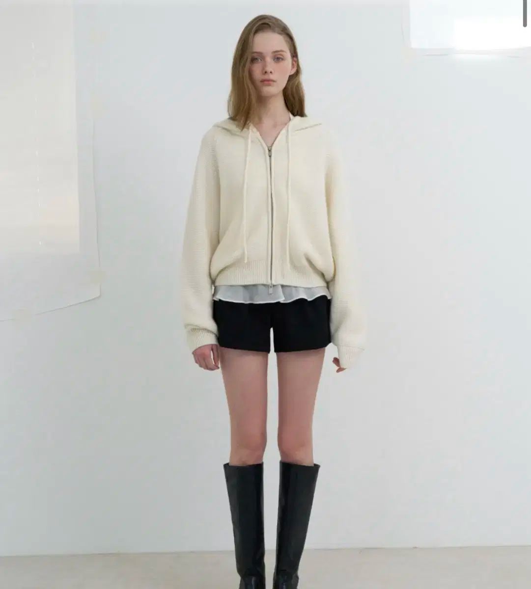 ルベーヌ Liane フーディ ニット アイボリー GINKGOPHARMACY_COM