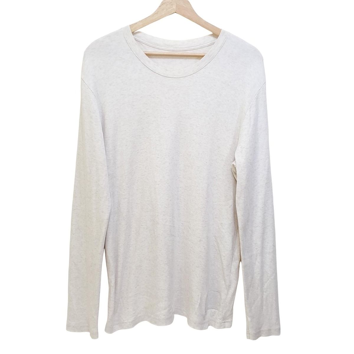 THE INOUE BROTHERS ザイノウエブラザーズ 長袖Tシャツ サイズM レディース ベージュ×パープル