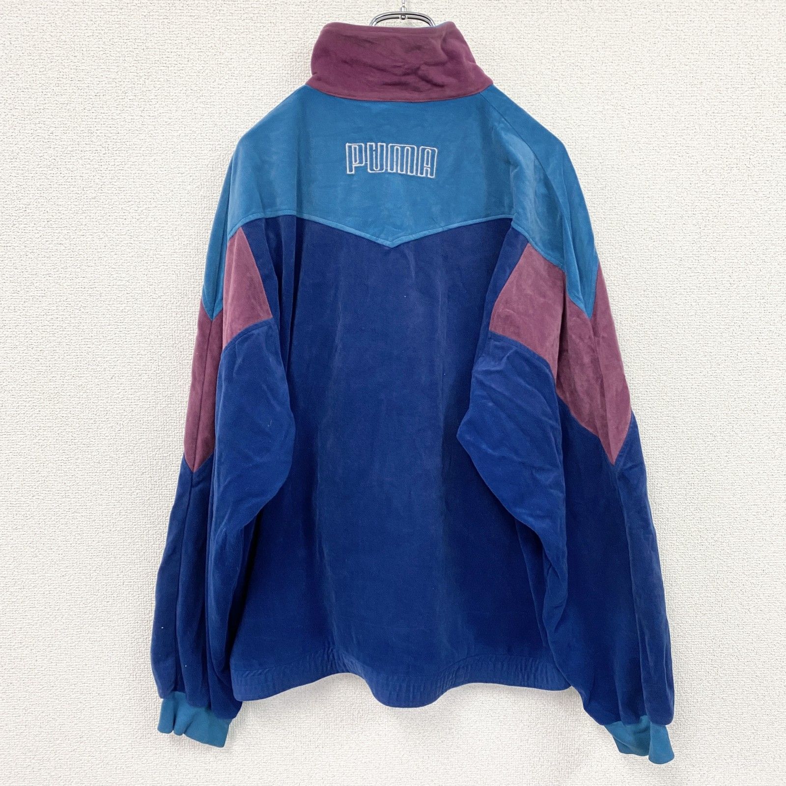 古着 used 80s PUMA プーマ ベロアトラックジャケット/ジャージ
