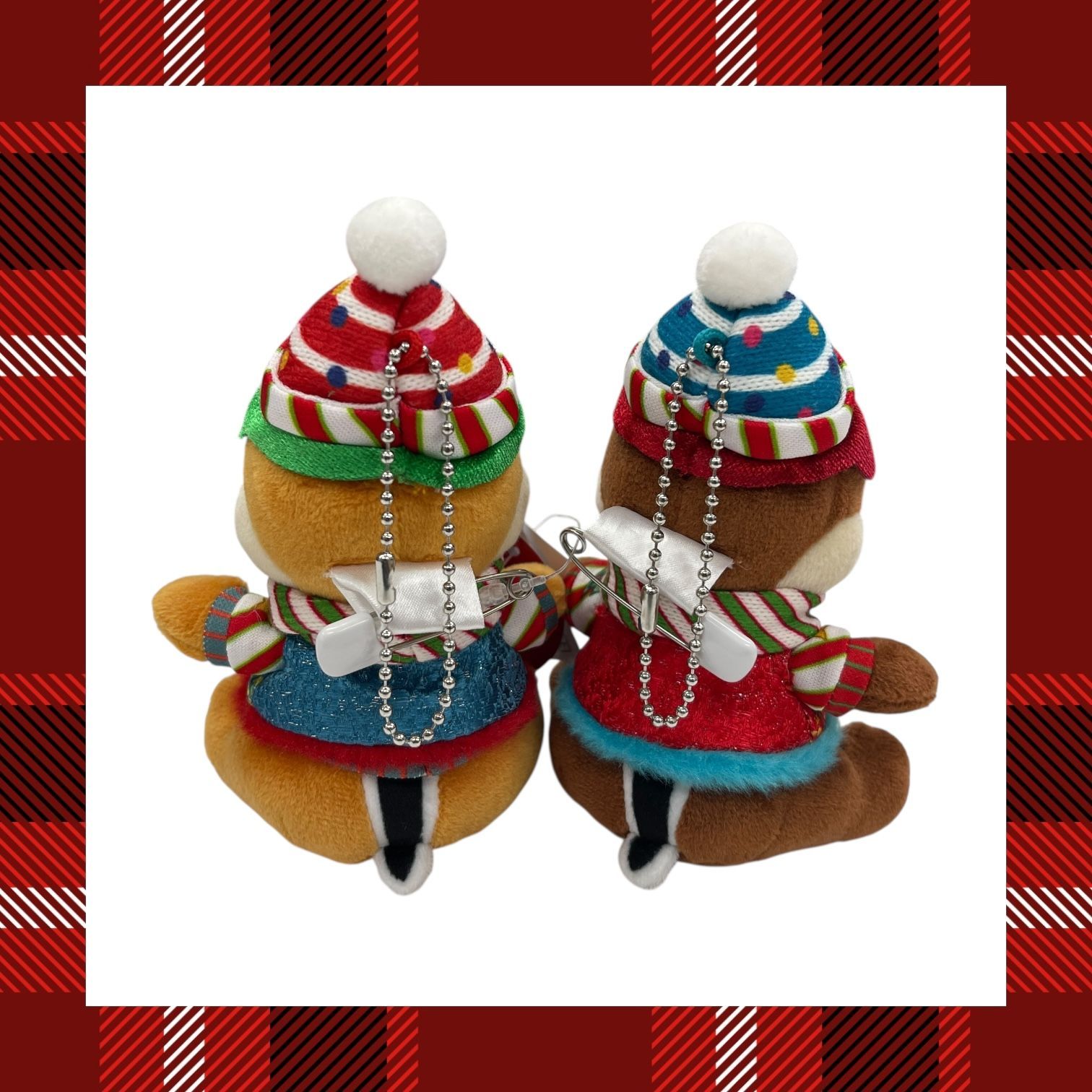 【新品】ディズニー　クリスマス　2025 ぬいぐるみバッジ　7点セット ディズニー クリスマス 2025 ミッキー ミニー ぬいぐるみバッジ ぬいば