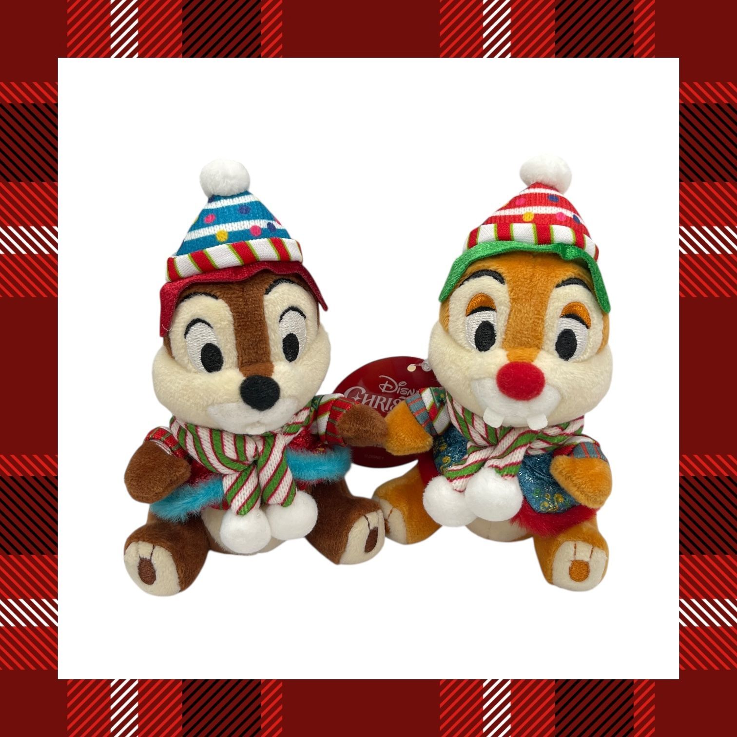 ディズニー クリスマス 2025【チップ＆デール】ぬいぐるみバッジ 東京