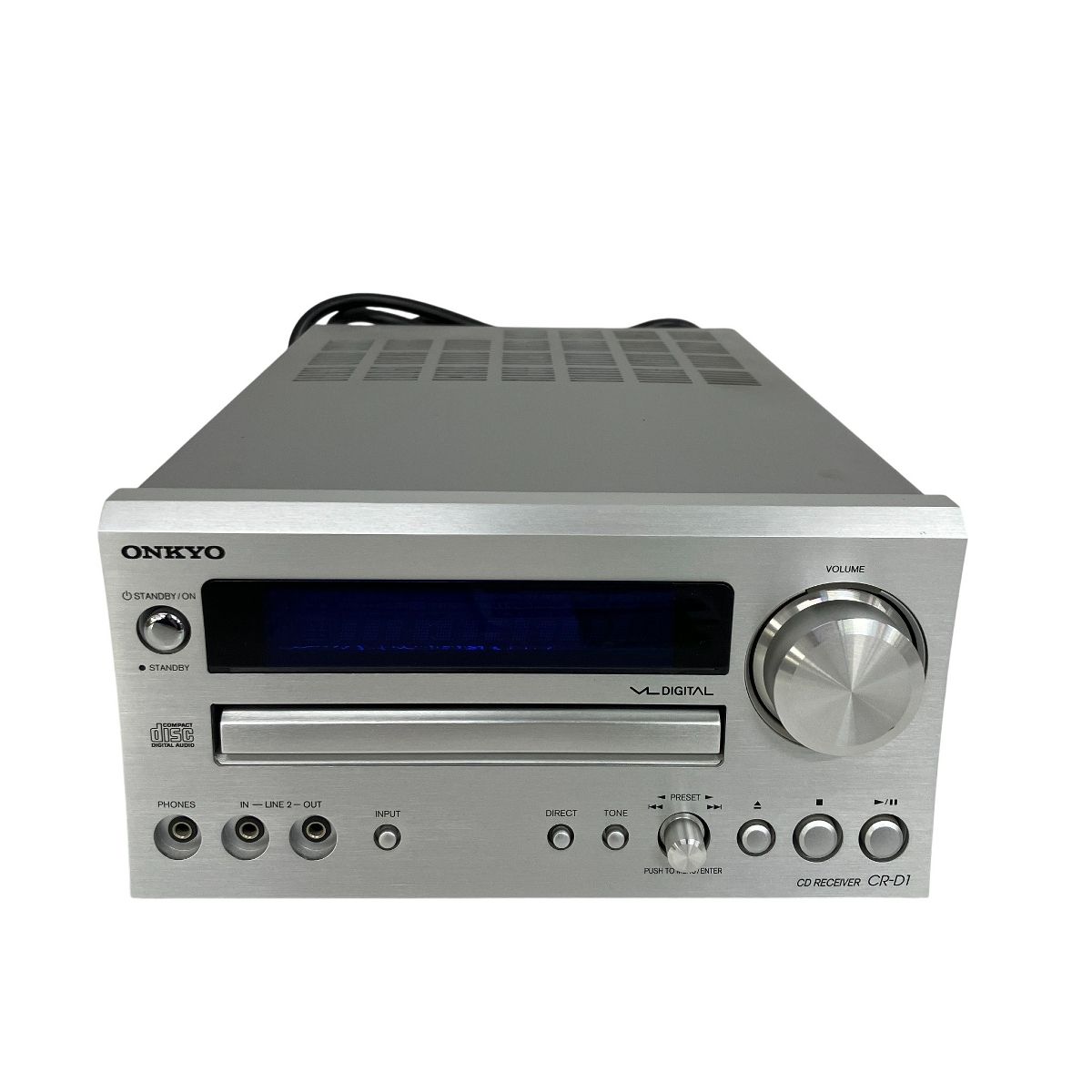 ONKYO CR-D1 CDレシーバー 高音質 コンパクト デジタルアンプ内蔵 FMチューナー ミニコンポ S10599070