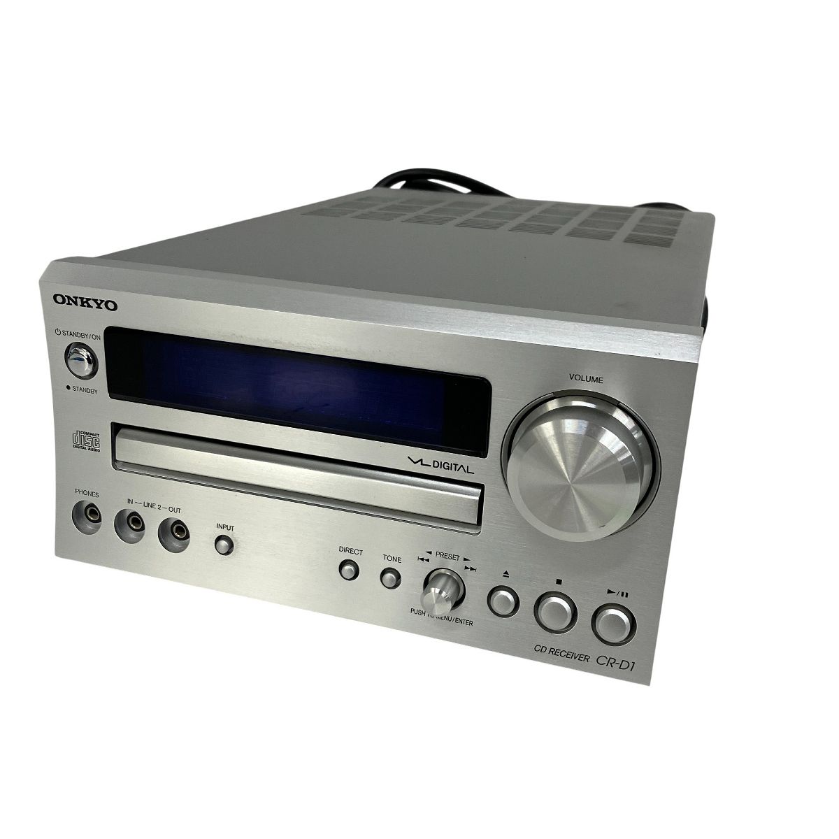 ONKYO CR-D1 CDレシーバー 高音質 コンパクト デジタルアンプ内蔵 FMチューナー ミニコンポ S10599070