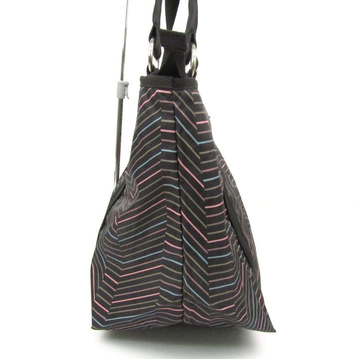 新品未使用 レスポートサックサック ストライプ ボストンバッグ 071K19