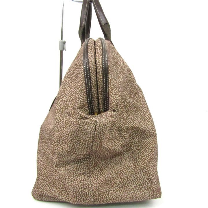 ボルボネーゼ ボストンバッグ うずら柄 ポーチ付 鞄 ブランド