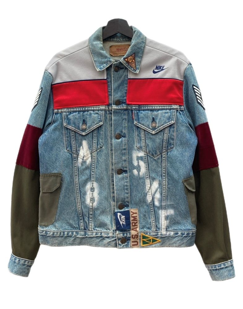 アパッチ APACHE REMAKE DENIM JACKET リメイク デニム ジャケット G