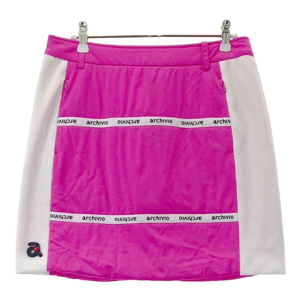 サイズ 38 ARCHIVIO アルチビオ 中綿スカート ピンク系 240101463522 ゴルフウェア レディース ストスト