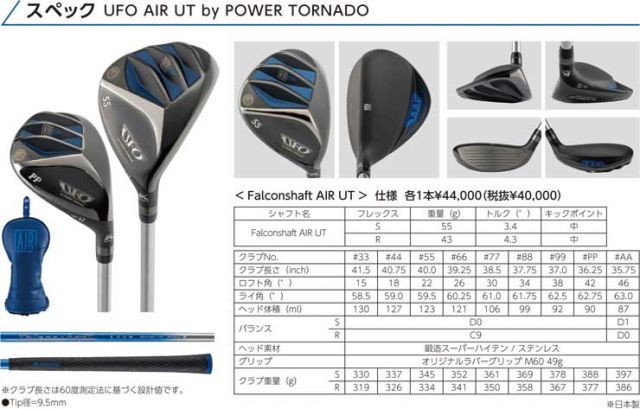 種類15：S/＃88[右用] キャスコ UFO AIR UT by パワートルネード