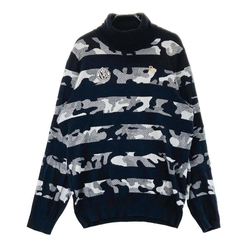 パーリーゲイツ　迷彩柄 タートルネックセーター　サイズ6 サイズ：6 PEARLY GATES パーリーゲイツ タートルネック ニット