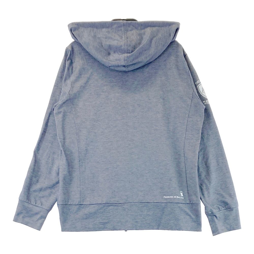 サイズ：40 ZOY ゾーイ フード付 ジップジャケット ネイビー系