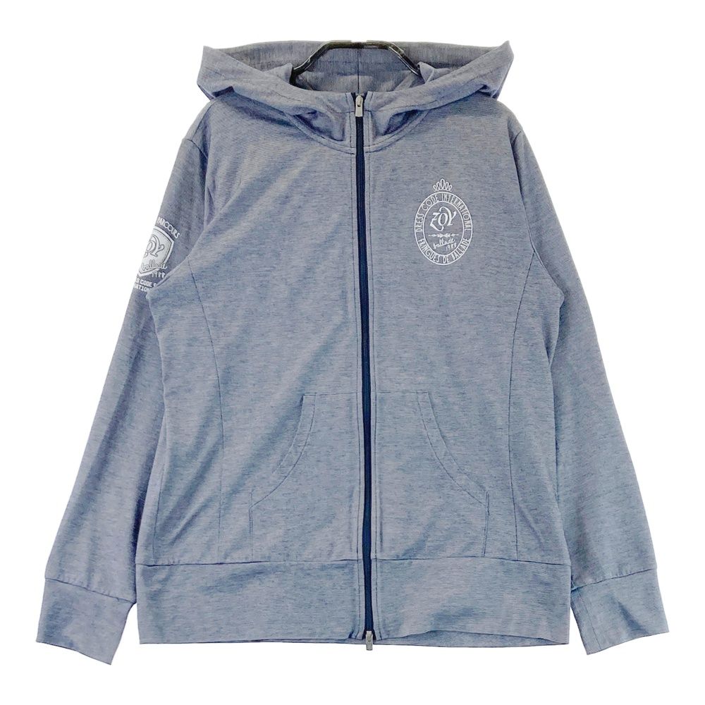 ZOY/ゾーイレディース ゴルフウェア ライトジャケット ネイビー 40 美品 サイズ：40 ZOY ゾーイ フード付 ジップジャケット ネイビー系