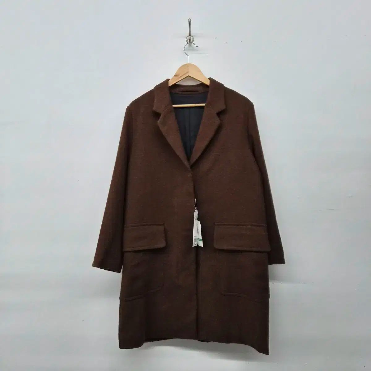マーガレットハウエル ブラウン ウール コート レディース M - メルカリ
