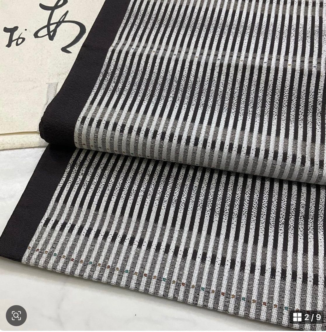 kimono one kimonoarisa 同然 厳選 センスの良い洒落袋帯 長尺 445.5 cm パールトーン ストライプ 着物帯小紋普段着訪問着附下留袖色無地名古屋帯袋帯洒落袋帯半幅帯