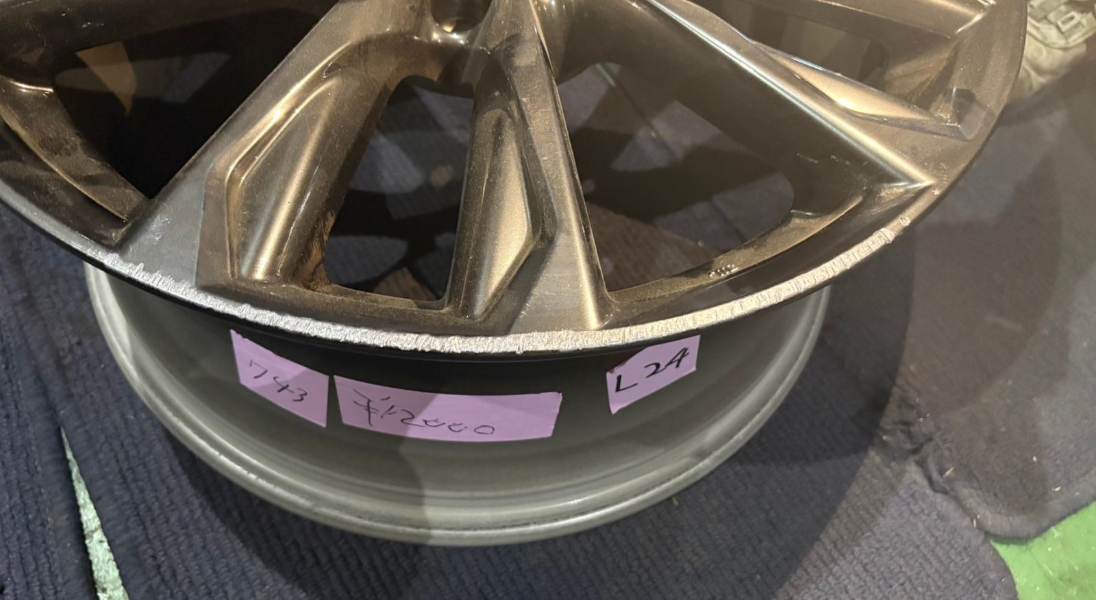 LEXUS IS Fスポーツ 19インチ ホイール1本 8 5 J 45 PCD 114 3 ハブ径約60 No 743