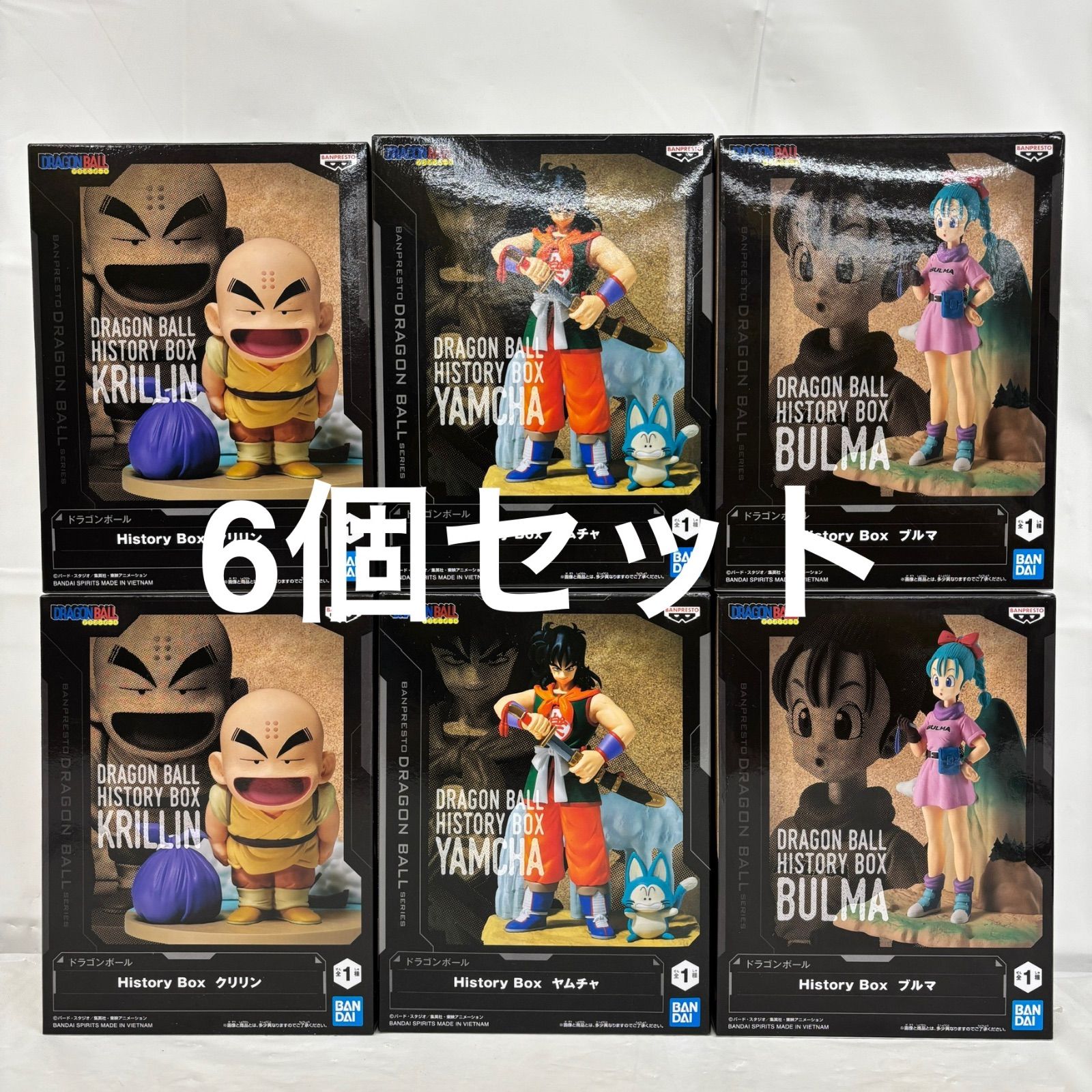 未開封 ドラゴンボール History Box 6個セット クリリン ヤムチャ