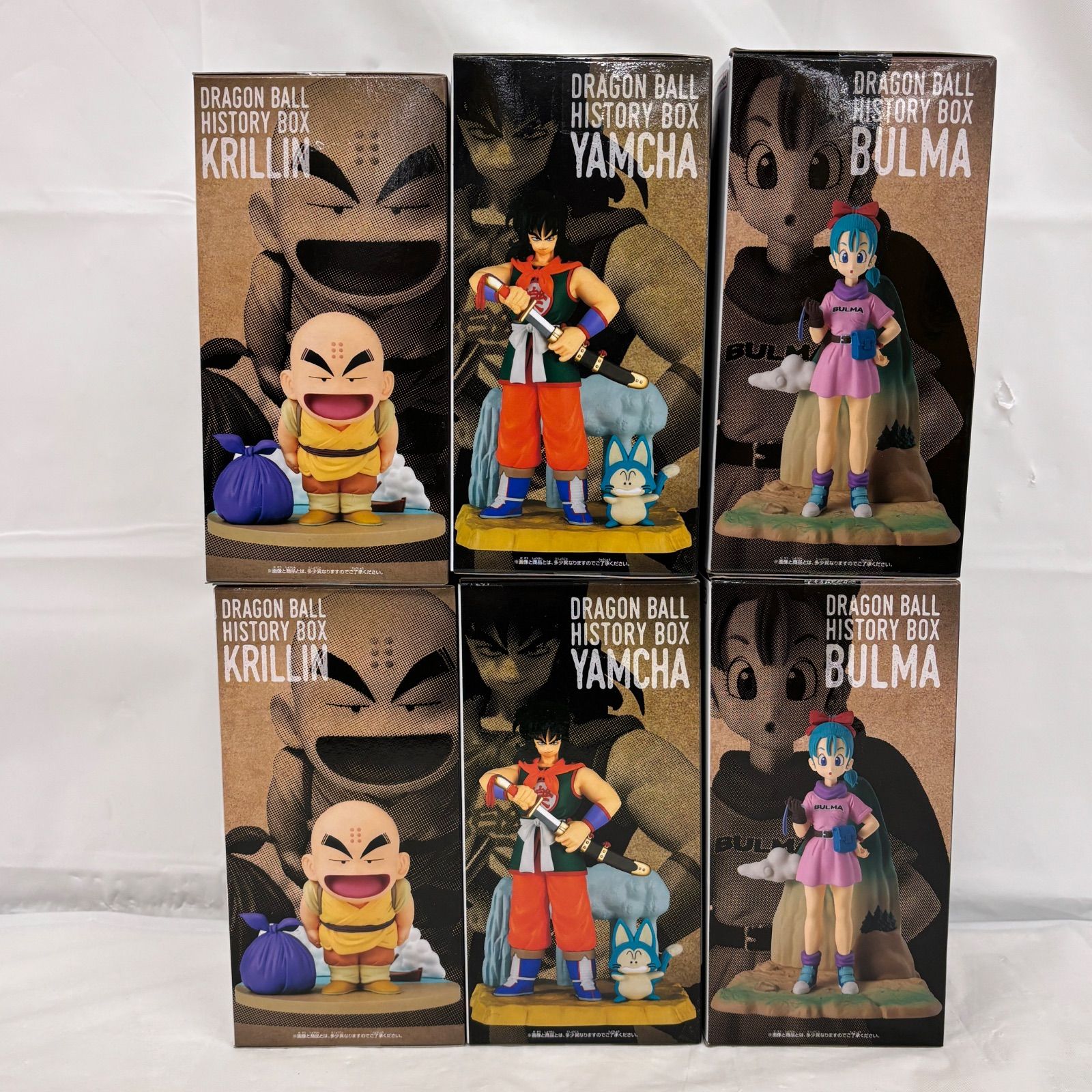 未開封 ドラゴンボール History Box 6個セット クリリン ヤムチャ