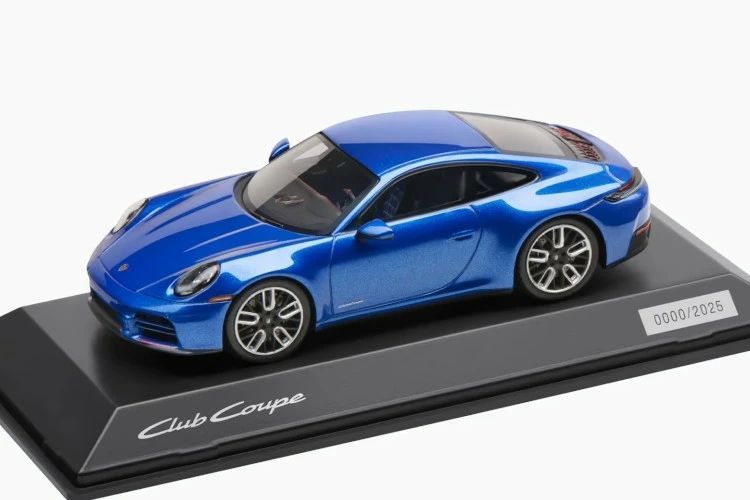 ポルシェ特注 スパーク 1 43 ポルシェ 911 992.2 カレラ T クラブ クーペ クラブブルー Spark Porsche Carrera Club Coupe WAP0200650TPCA