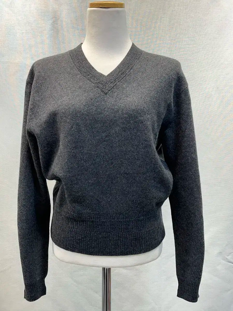 級 TIME Vネック カシミア ニット 90 F