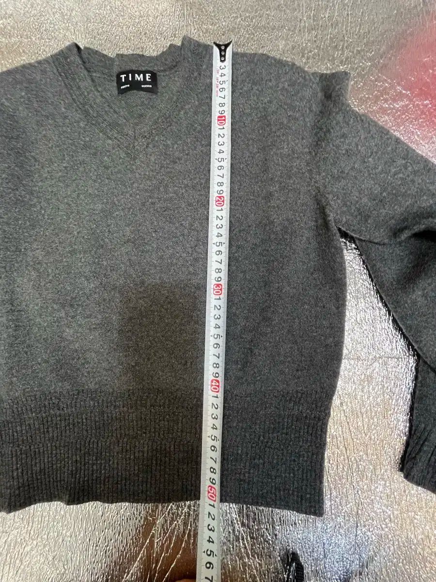  級 TIME Vネック カシミア ニット 90 F 長袖 ニット セーター