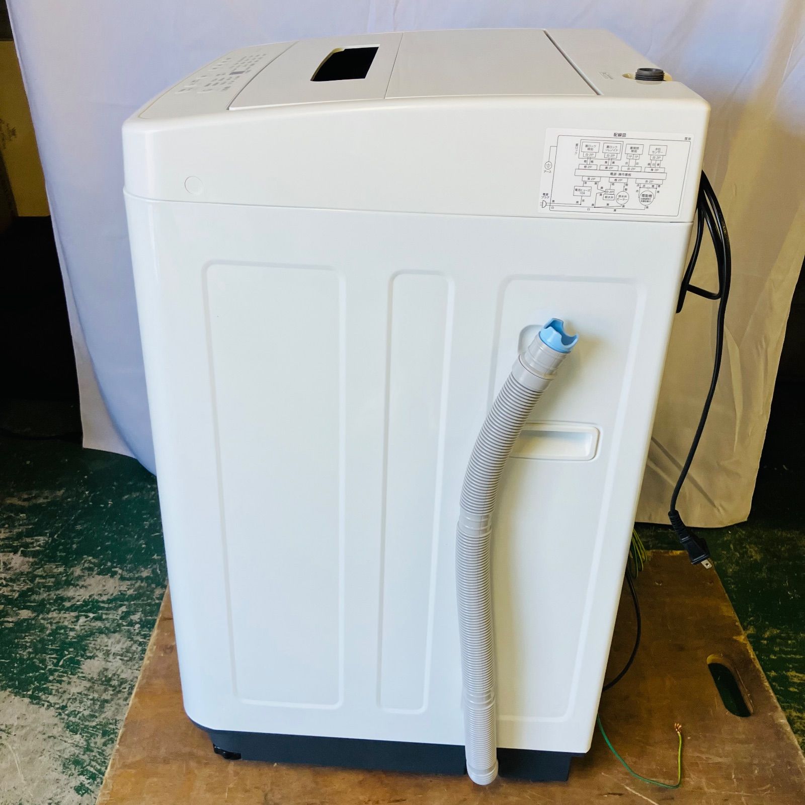 11h27. アイリスオーヤマ 全自動電気洗濯機 IAW-T606-W 25年製 - メルカリ