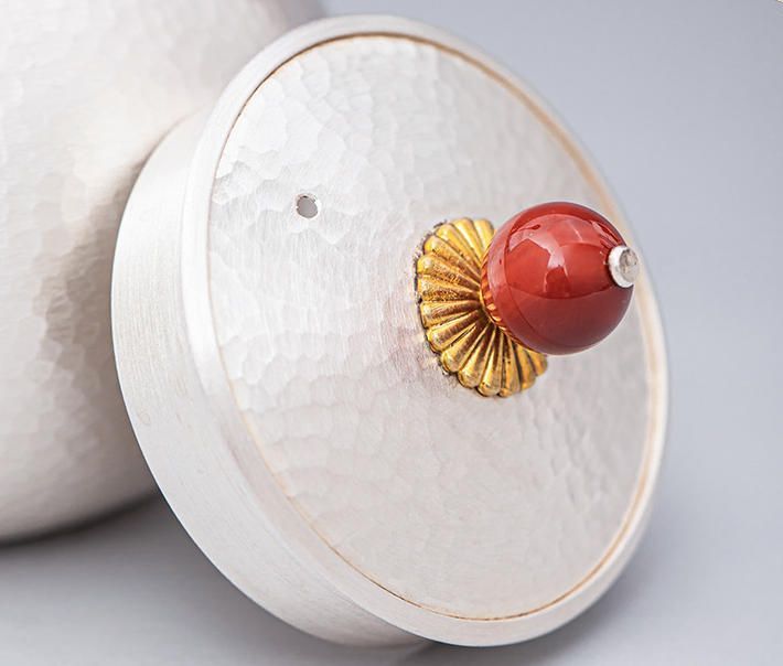 足銀西施壺999銀手作り一枚打西施壺カンフー急須一人お茶二人用お茶ティーポット