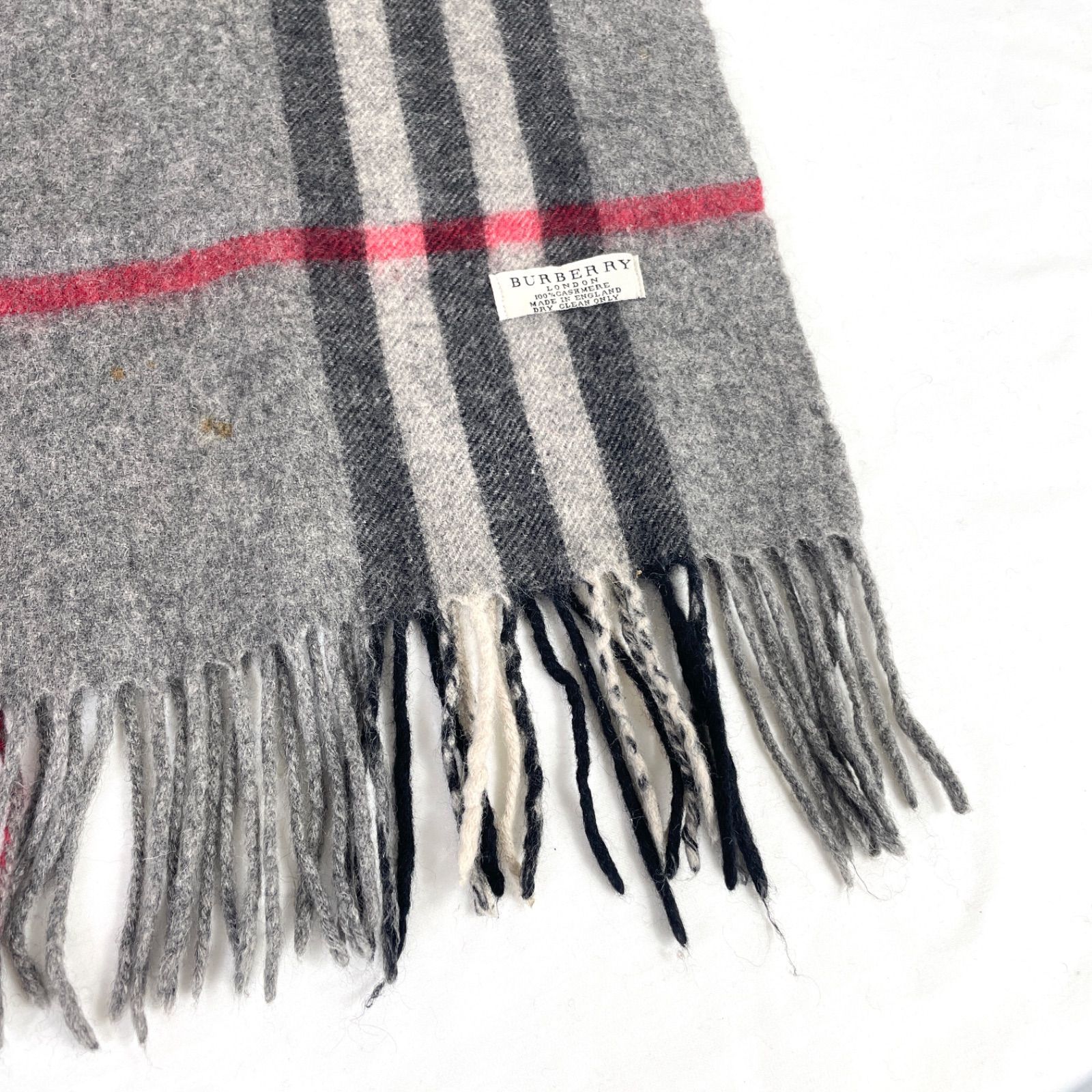『美品』BURBERRY LONDON バーバリー ロンドン モヘヤ　マフラー t2063 バーバリーロンドン マフラー チェック カシミア100
