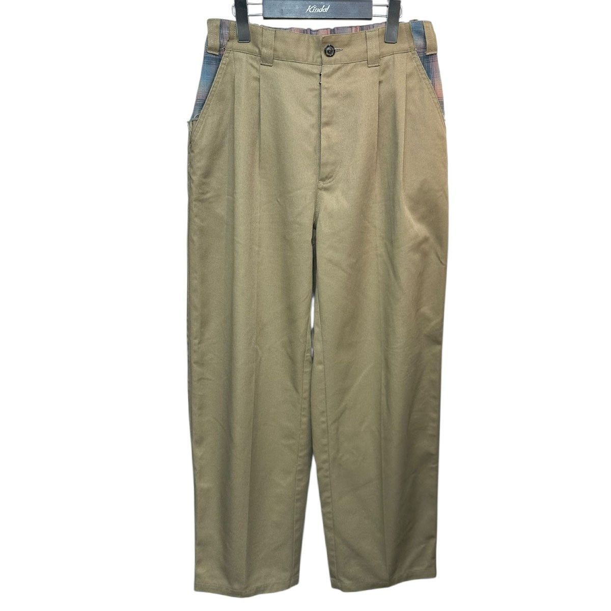 Maison Margiela×PENDLETON 23AW ドッキング2タックチノパンツ S29KA0383 8071000165169