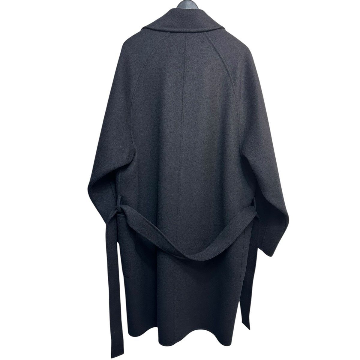 H BEAUTY&YOUTH AETHTETIC BELTD COAT ボタンレスベルテッドウールコート 1225-104-9143 8071000165329