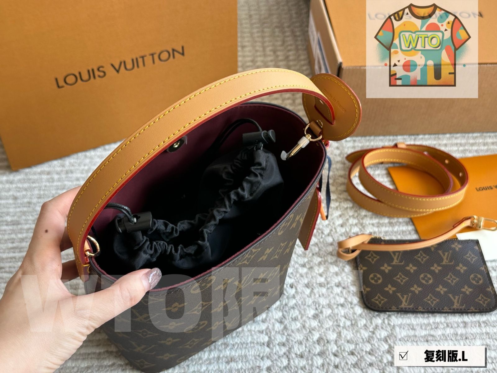 今日特価】LV 新品バケツバッグ 17×18cm - メルカリ