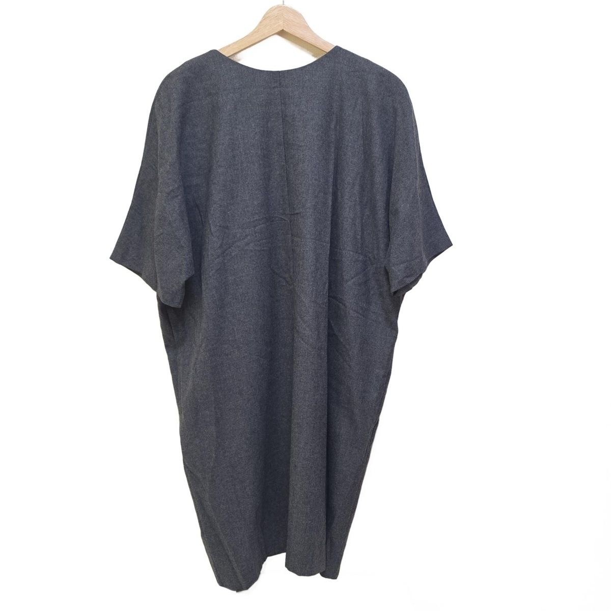 ADORE アドーア ワンピース サイズ38 M レディース - グレー 半袖 ひざ丈