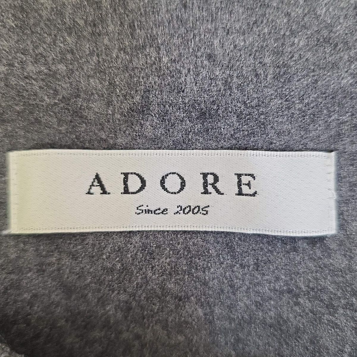  ADORE アドーア ワンピース サイズ38 M レディース - グレー 半袖 ひざ丈 その他 ワンピース