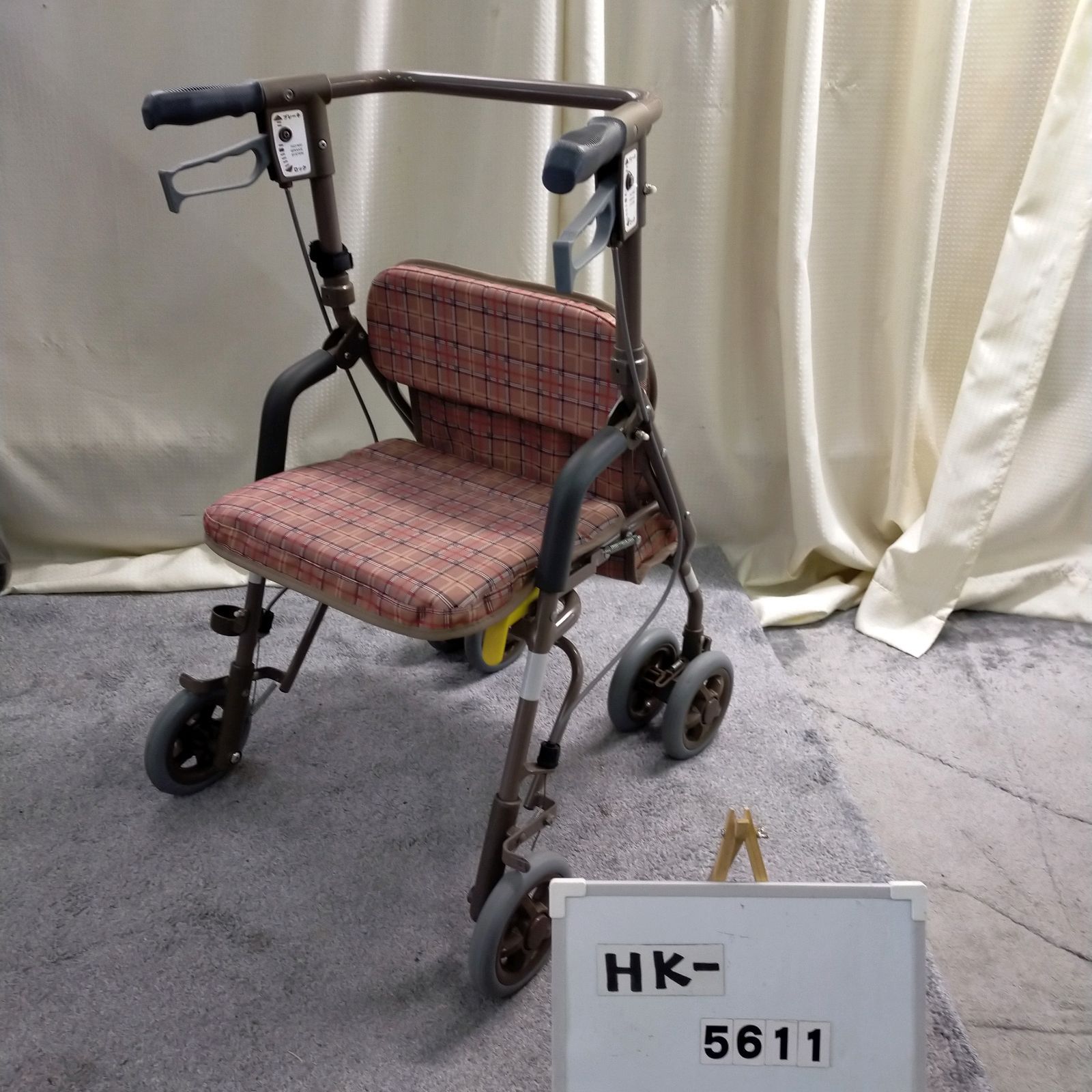 HK-5611 SHIMA 島製作所 シンフォニーSP shima シマセイサクショしませいさくしょ 在宅介護 福祉用具 歩行器 歩行車 歩行補助 手押し車 洗浄 消毒済 介護用品
