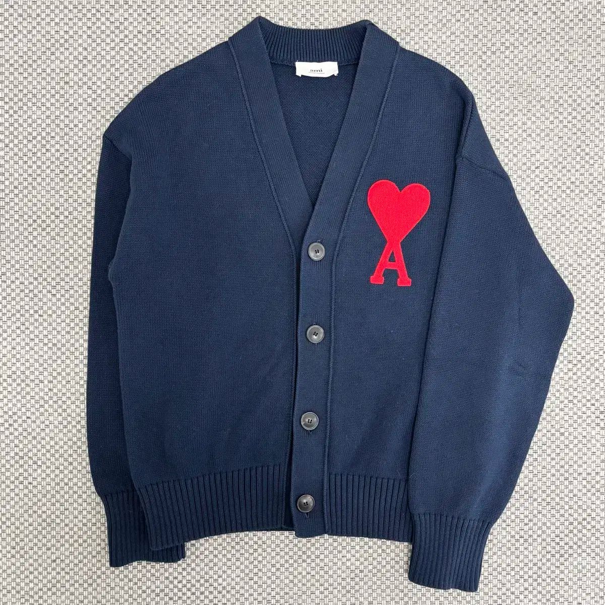 L アミ ビックハート カーディガン