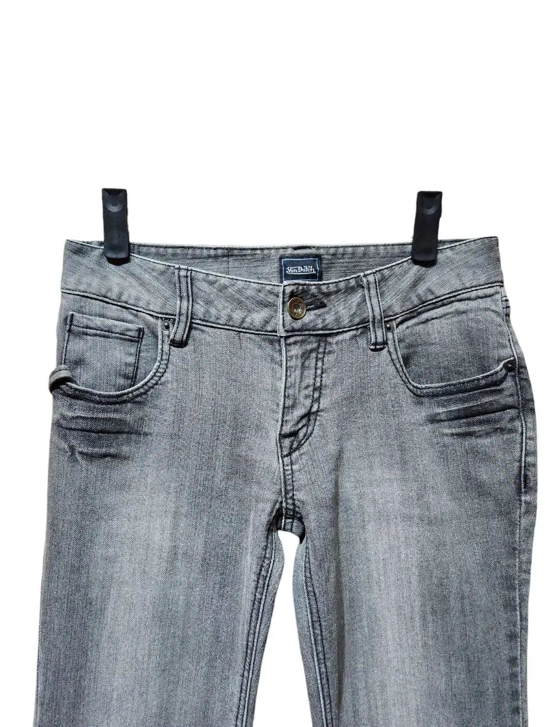 27 VonDutch ボンダッチ ウィング刺繍 ブーツカット デニム パンツ 1117