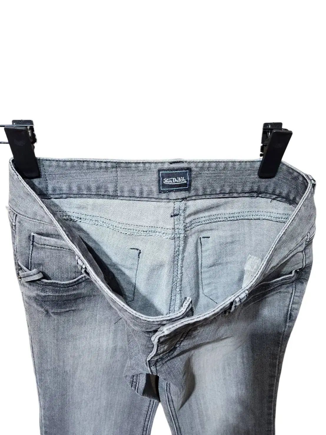 27 VonDutch ボンダッチ ウィング刺繍 ブーツカット デニム パンツ 1117 GINKGOPHARMACY_COM