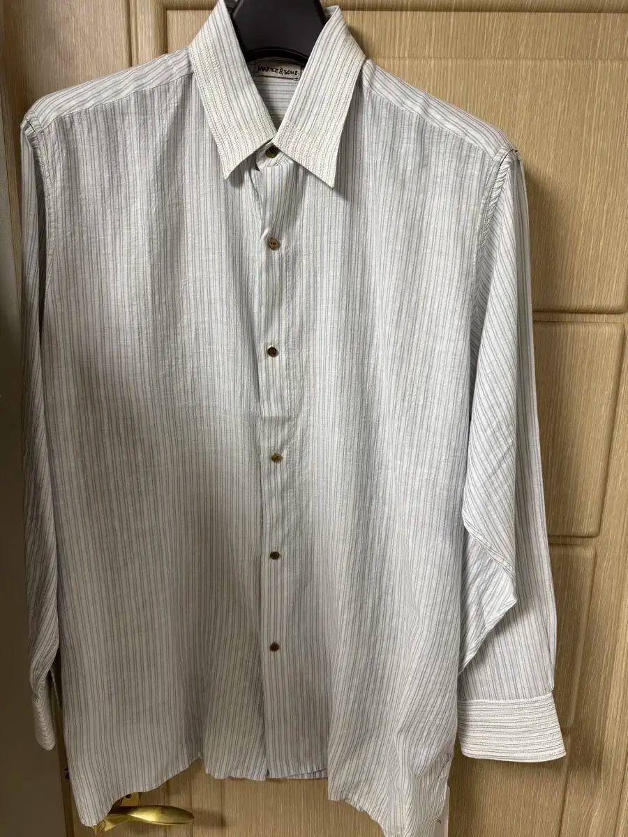 麻TシャツアンドSI ジーユー Khadi Cotton Silk Shirt